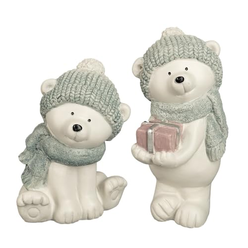 Ideen mit Herz Deko-Figuren Eisbären | Winterdeko | Bären | Winter |...