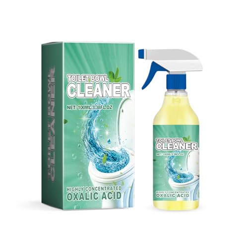 Limpiador de Inodoro Extrafuerte,Limpiador de Manchas Multiuso,Spray de Espuma para Inodoro de Inodoros,Desincrustante WC, para Inodoros Limpio y Brillante Sin Esfuerzo