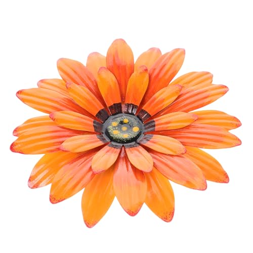 Decoración de pared flores de hierro nórdicas y colgante artístico realista