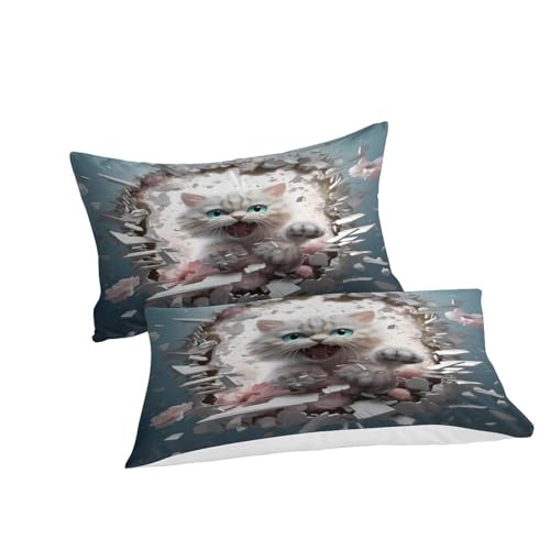 Linge de lit Jack imprimé 3D de qualité supérieure en microfibre douce 140x200cm