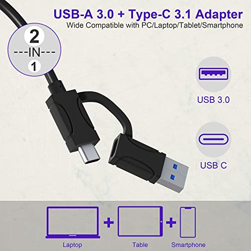 Xqd Card Reader, Usb 3.0 / Usb C To Xqd Sd Dual Slot Memory Card Reader 5Gpbs Super Speed For Sony G/M Series, Lexar 2933X/1400X Usb Mark Xqd Card, Sd/Sdhc Card #TOP6