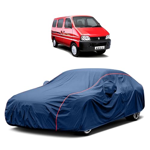 Image of Heavy-Duty Car Cover for Compatible with Maruti Eeco (2010 to 2025 All Models) Deluxe Car Protection Cover ? Waterproof & UV-Resistant All-Season Exterior Protection