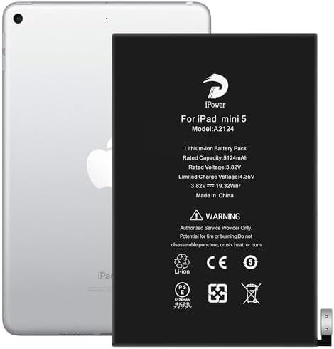 Amazon | iPower for iPad mini5 バッテリー交換 第5世代 容量 