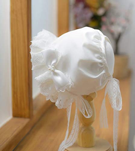 Beautiful White Hand Smocked Bonnet For Baby Girl Xs 3-6 Months #TOP2