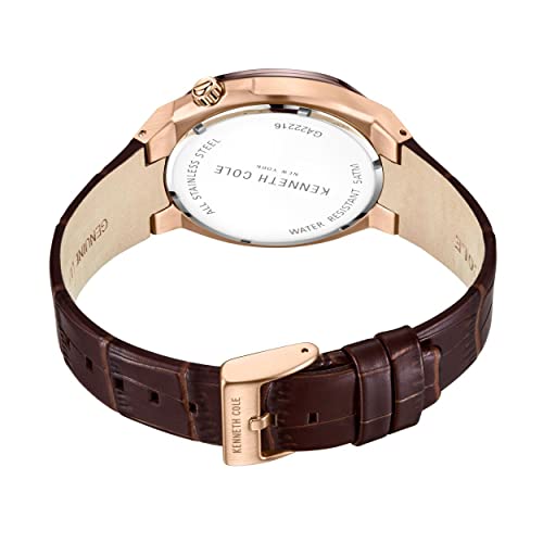 Image of Kenneth Cole Analog Grey Dial Watch for Men-NEKCWGA2221602MN