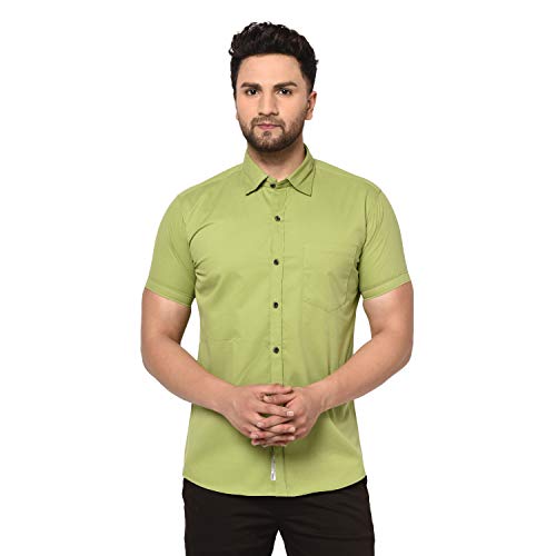 Image of Men Solid Slim Fit Shirt