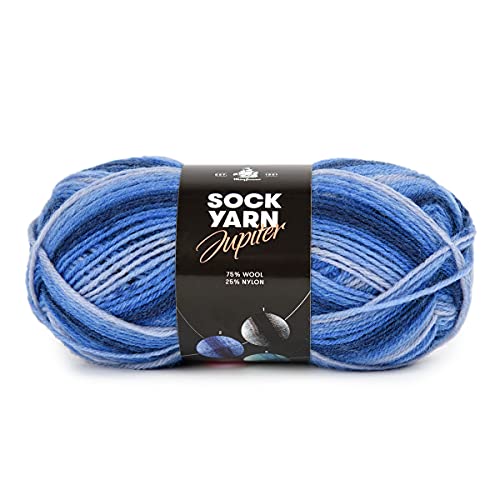 Mayflower Jupiter Sock Yarn 02, lana, blu, taglia