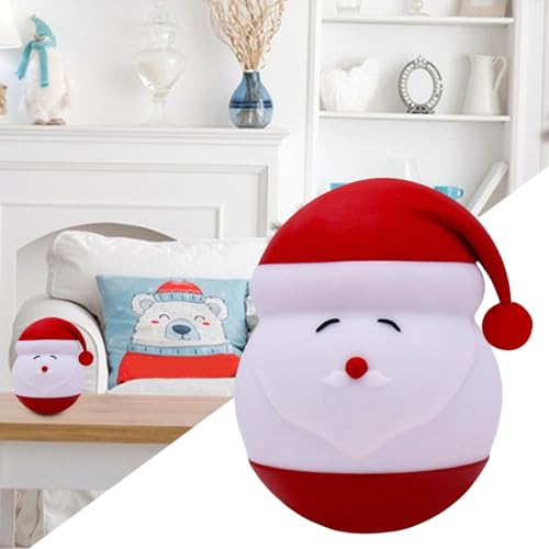 Lumière du Père Noël LED douce pour apaiser le sommeil de bébé en hiver - 3