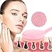 2 Pack Face Scrubber for Women, Soft Silicone Face Cleansing Brush, Manual Scrubber Exfoliator for Sensitive Skin Deep Cleaning Care, Face Cleansing Brush for Makeup Residues Removal
