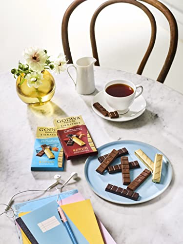 Godiva Chocolatier Signature Mini Bars, Sea Salt Dark Chocolate, 12-Ct. (8 pc. each)