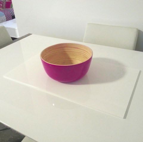 Medium White Rectangle Worktop Savers - 3mm Thick Acrylic, 50L x 40W cm - Image 3