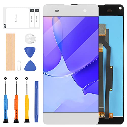 LADYSON Kit de réparation d'écran tactile LCD pour Sony Xperia XA F3113 F3111 F3115 Blanc