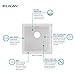 Elkay Quartz Classic ELG1616WH0 White Single Bowl Dual Mount Bar Sink