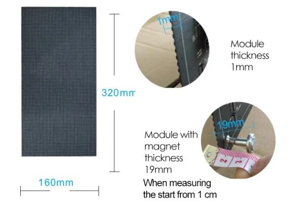 Pantalla para proyector indoor P2.5 P3 P4 LED Wall miniatura 4
