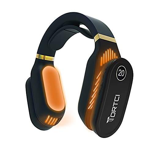 ORTCI 速暖 ネックヒーター 温冷2役 各3段階調温 USB充電式マフラー 軽量 持ち運びやすい ネックウォーマー 静音 暑さ 寒さ対策 LEDライトOFF可 ネッククーラー 電子カイロ 登山 屋外 通勤 通学 首元冷暖機 PSE認証済