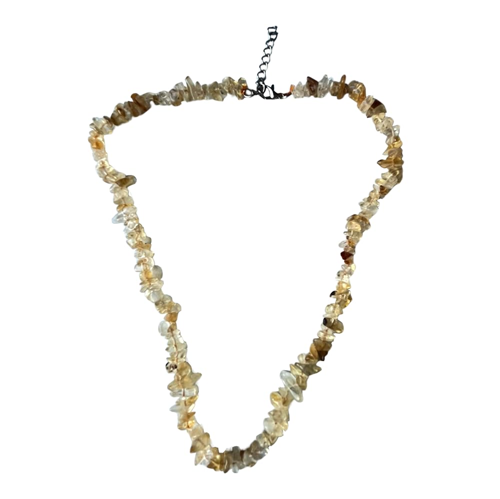 VIE Gemstone Chips Necklace, Citrine