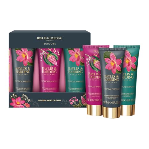 Baylis & Harding Boudoire Tropical Paradise Luxury Hand Care Gift Set For Women - Vegan Friendly