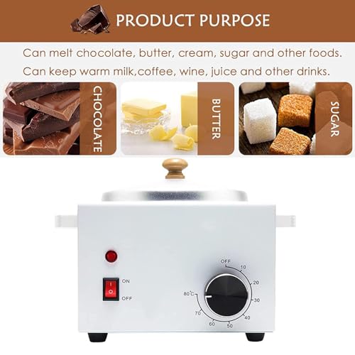 Derretidor portátil eléctrico para chocolate 600ml miniatura 3