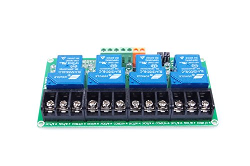 KNACRO 4-Channel DC 12V Relay Module High Low Level Triggering Optocoupler Isolation Load 30A DC 30V AC 250V for PLC Automation Control, Industrial System Control(12V 4-CH) - Thumbnail 6