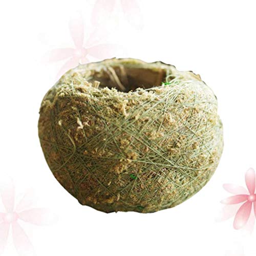 Generic 5Pcs Moss Ball Planter Japanese Style Natural Kokedama Flower Vase Flower Pot Creative Sphagnum Flower Holder Potted Hydrating Bonsai Plants Containers For Home Wedding Decor #TOP6