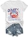 Womens Funny Beach Shirts, If Crabby Please Return to The Beach T-Shirt Funny Crab Summer Coastal Tee White