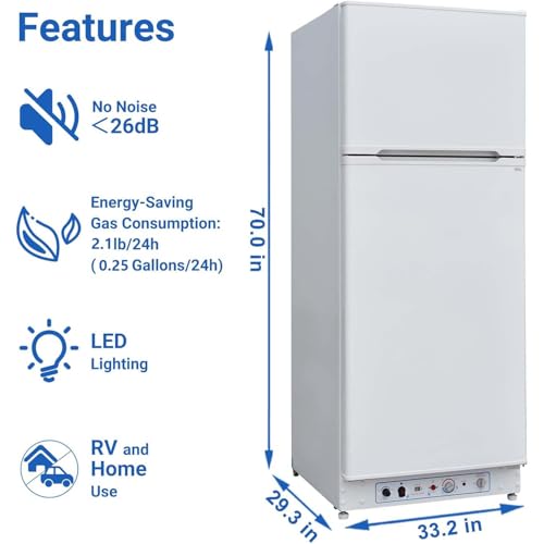 Smad XCD-388-1 Propane Refrigerator thumb #5