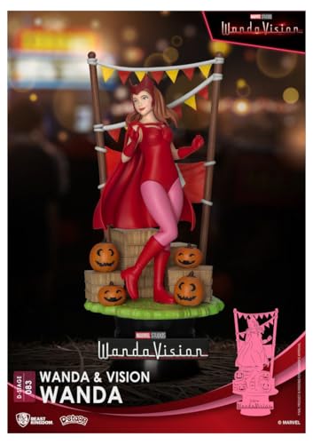 Beast Kingdom Toys WandaVision diorama PVC D-Stage Wanda 16 cm, Red