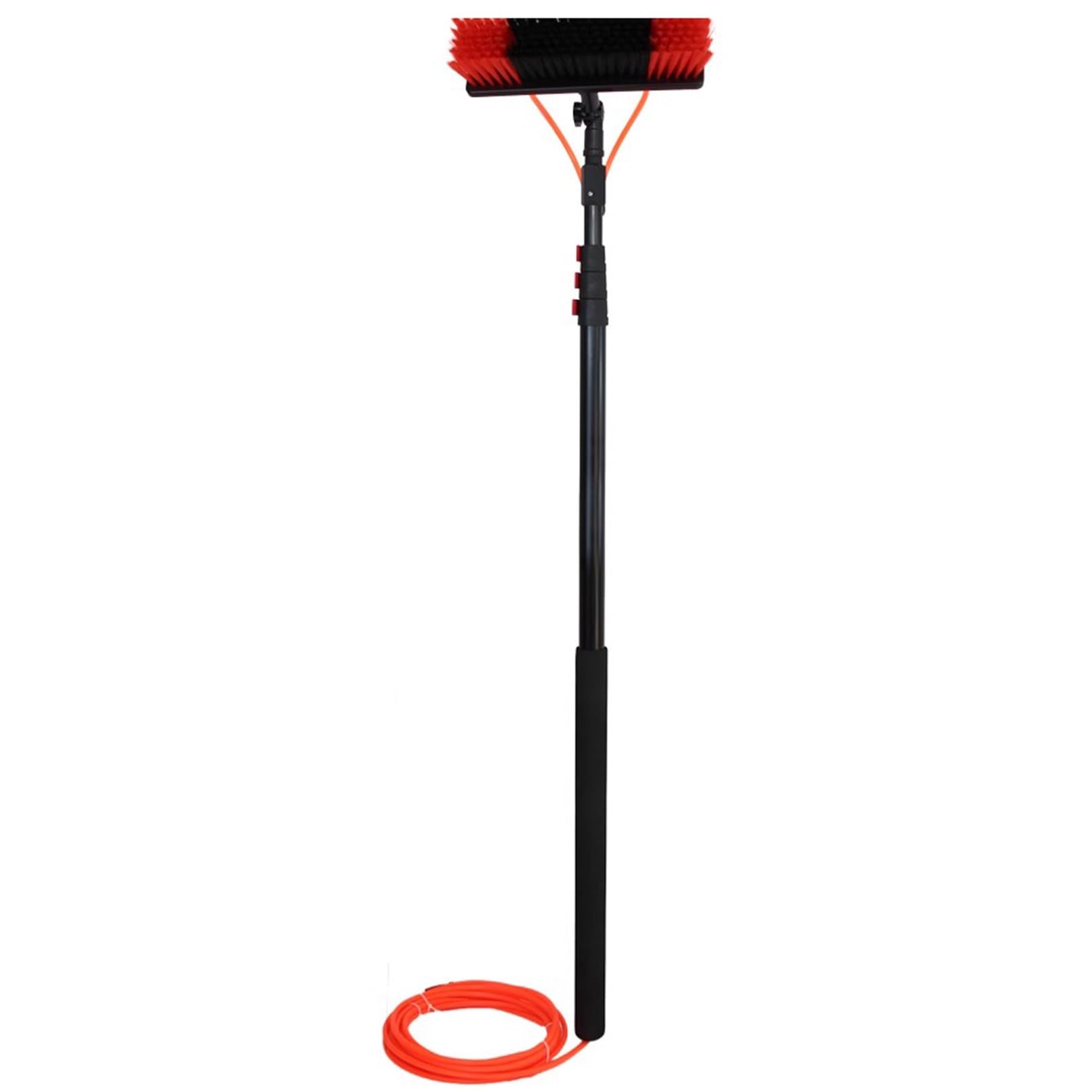 Brosse pour vitres et écrans télescopique pour laver les hauteurs sans escabeau
