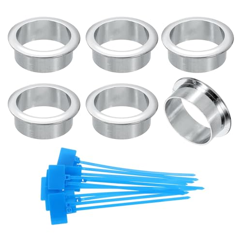 Œillet de bureau uxcell 35 mm argent pour ranger les câbles du télétravail à la maison