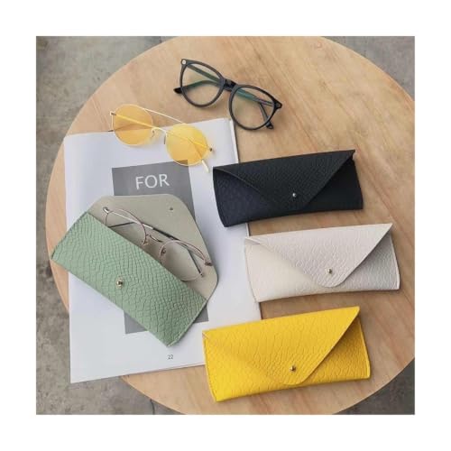 Étui à lunettes cuir PU serpent finition premium - 2