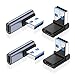 JOMIHONEY Right Angle USB A Male to USB C Female Adapter, 90 Degree USB 3.0 to Type C Cable Connector Support Unidirectional Sides 10Gbps & Data Transfer, for Laptops/Phone/Tablet/PC