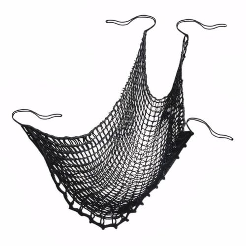 Climbing Cargo Net for Kids - Double Layers Heavy Duty Playground Safety Net, Outdoor Climbing Net for Treehouse Accessories, Backyard, Jungle Obstacle Training & Adventure(6.5x9.8ft),Black