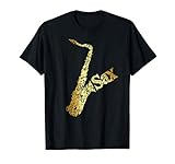 Diese Saxophon Shirts mit ihrem stylischen Sax Design im gelben Vintage-Look sind originelle Bühnenoutfits, Geburtstagsgeschenke oder Weihnachtsgeschenke für Saxophonistinnen und Saxophonisten.