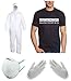 Produktbild Coole-Fun-T-Shirts TATORT-Reiniger KOSTÜM - Fasching - Karneval - T-Shirt, Overall, Maske + Handschuhe - Navy Gr.3XL