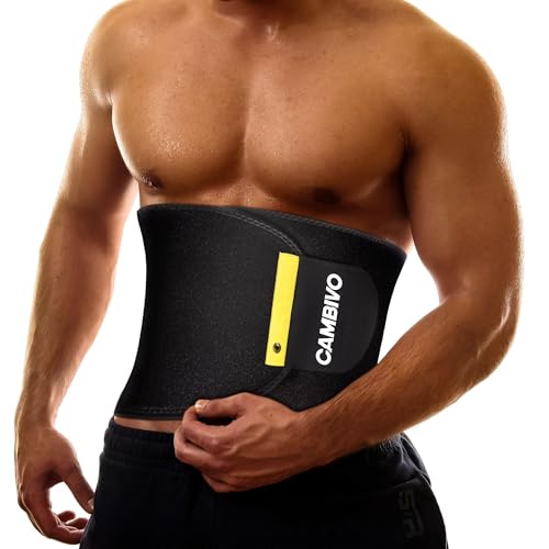 CAMBIVO Fascia Addominale Dimagrante, Fascia Lombare per Uomo Donna, Regolabile