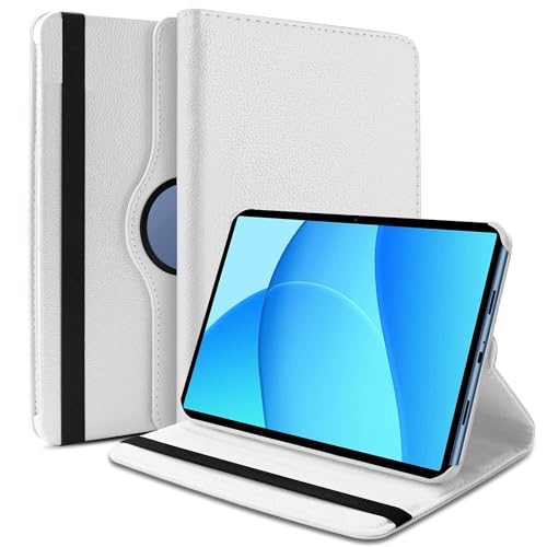 Image of TGK 360 Rotatable Smart Flip Cover for OnePlus Pad Lite 11 inch Tablet Case, Oppo Pad SE 11 inch (White)