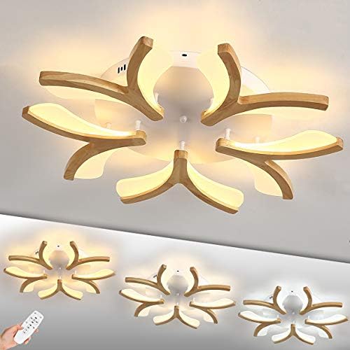 LED Deckenleuchte Blumen Design - Dimmbarer Kronleuchter 50cm