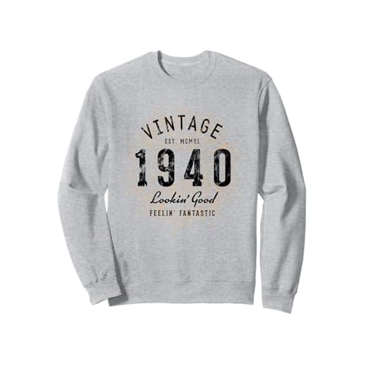 Vintage cumpleaños nacido en 1940 Sudadera