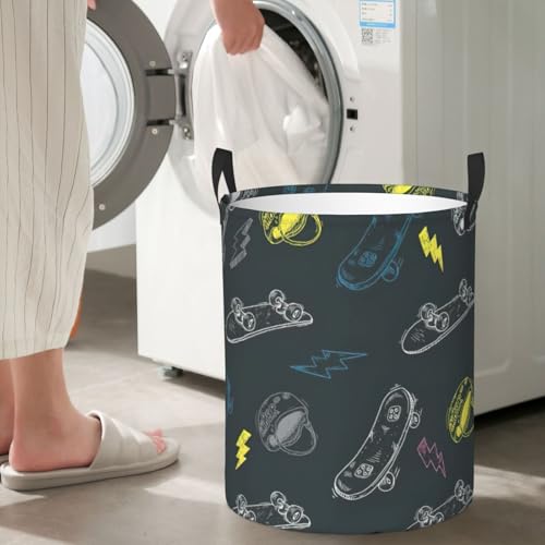 Panier à linge bac de rangement couvertures et vêtements pour chambre à coucher - 8