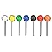 ADVANTUS Medium Head Map Tacks, 3/8-Inch Shank, 3/16-Inch Head, Box of 100, Assorted Colors (MTA)