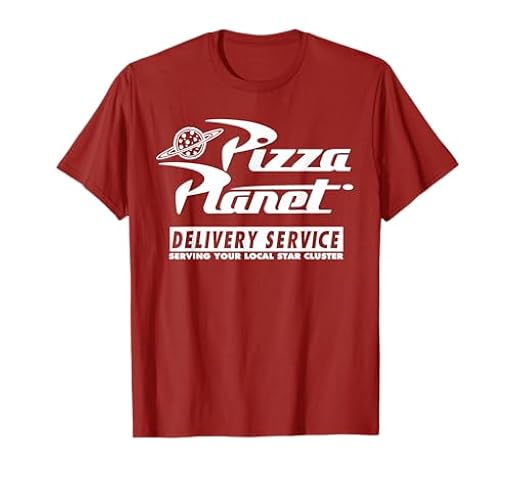 Disney Pixar Toy Story Pizza Planet Delivery Service Red Camiseta | Ya disponible en tu tienda friki favorita! En mundofriki.es!