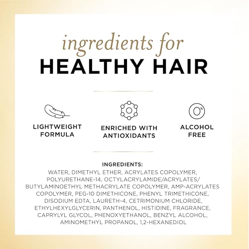 Image of Pantene Alcohol-Free Hairspray Level 3, Flexible Hold, 14 oz