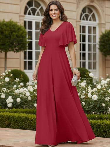 Image of KOH KOH Womens Long Elegant Bridesmaid Evening Cocktail Modest Maxi Dress