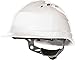 Deltaplus Mens Quartz4 Safety Helmet Hard Hat Bump Cap Construction White