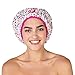 Betty Dain Fashionista Collection Mold Resistant Lined Shower Cap, Deco Dots