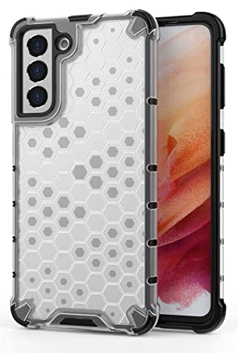 Image of Prime Retail Hard PC Back Case Cover for Samsung Galaxy S21 Plus Anti Slip Ultra Thin Shockproof Reinforced Corners (Transparent)