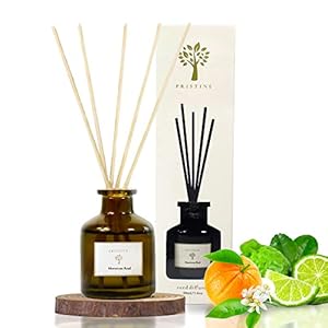PRISTINE Moroccan Riad/Inspired by Venetian Reed Diffuser for Home | Refreshing Blend of Bergamot, Orange, Earthy Oud Reed Diffuser Set, Oil & Reed Diffuser Sticks-Home & Office Decor-Fragrance Gift PRISTINE Moroccan RiadInspired by Venetian Reed Diffuser for Home Refreshing Blend of Bergamot Orange Earthy Oud Reed Diffuser Set Oil Reed Diffuser Sticks Home Office Decor Fragrance Gift