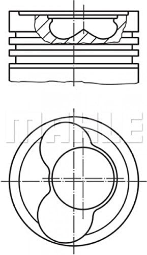 MAHLE 0306502 Engine Piston