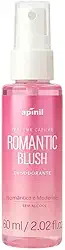 Perfume Capilar Romantic Blush, Desodorante Feminino, 60ml, Sem Álcool, Aroma Romântico e Moderno