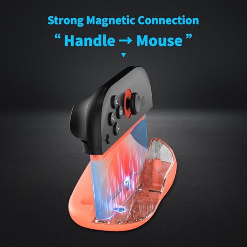 LONGYI 2er Pack Maus Griff Kompatibel mit Switch 2 Gaming Controller, Mini Maus und Stabile Steuerung Tragbare für Joycon, Switch 2 JoyCons Non-Slip Links und Rechts Controller Ständer Zubehör